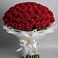 Букет 101 Красная роза Блэк Мэджик в Елань-Колено