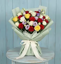 Букет цветов из:  Розы в Елань-Колено