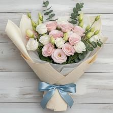 Букет цветов из:  Лизиантусы в Елань-Колено