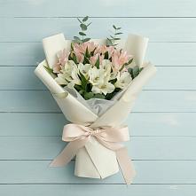 Букет цветов из:  Альстромерии в Елань-Колено