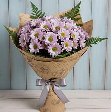 Букет цветов из:  Хризантемы в Елань-Колено