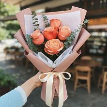 Букет цветов из:  Розы #REPLACE_PRED# Елань-Колено