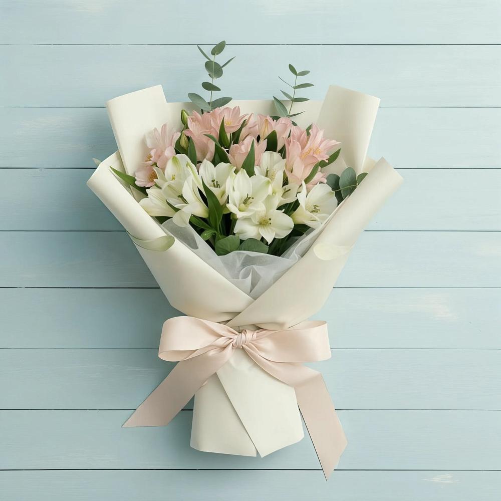 Букет цветов из: Альстромерии в Елань-Колено