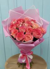 Букет 15 Розовых роз Равель в Елань-Колено