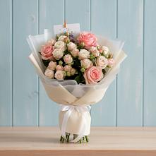 Букет цветов из:  Розы #REPLACE_PRED# Елань-Колено