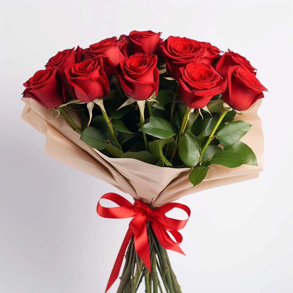 Букет 11 Красных роз Эдлесс Лав в Елань-Колено